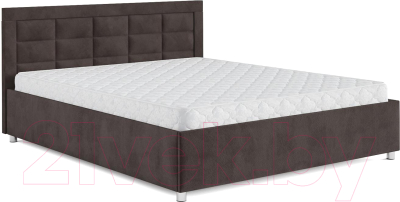 Полуторная кровать Mebel-Ars Версаль 140 (кордрой коричневый)
