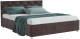 Двуспальная кровать Mebel-Ars Классик 160 (кордрой коричневый) - 