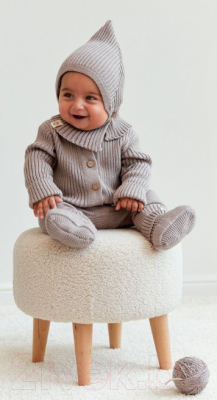 Кофта для малышей Happy Baby 88515 (серый, р.68-74)