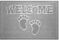 

Коврик грязезащитный Kovroff, Велком влаговпитывающий 60x90 / П/03/03/02