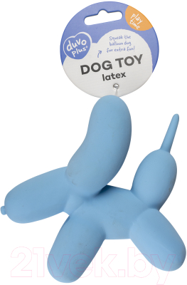 Игрушка для собак Duvo Plus Надувной терьер / 12919/DV (голубой)