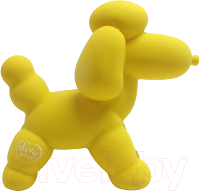 Игрушка для собак Duvo Plus Надувной пудель / 12922/DV (желтый)