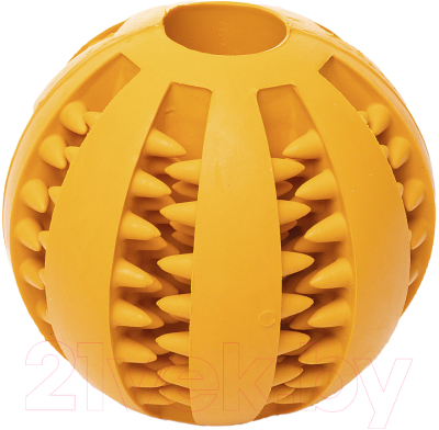 Игрушка для собак Duvo Plus Мяч зубочистик / 400017/orange (оранжевый)