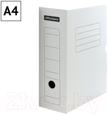Изображение товара Коробка архивная OfficeSpace 178838 (белый)