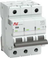 

Выключатель автоматический, Averes AV-6 3P 50A (B) 6kA / mcb6-3-50B-av