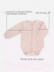 Миниатюра изображения товара Боди для малышей Rant Hugs And Kisses / 6772/3-62 (Soft Pink, р.62)