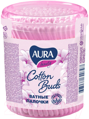 Изображение товара Ватные палочки Aura Beauty стакан (100шт)