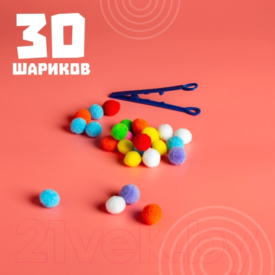 Сортер Zabiaka Цветные бомбошки для сортировки / 4794023