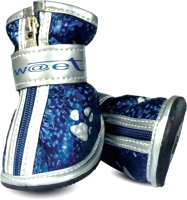 Ботинки для собак Triol YXS089-0 / 12241085 (синий с лапками) - 