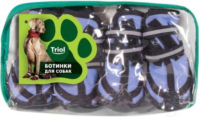 Ботинки для собак Triol YXS137-L / 12241090 (синий)
