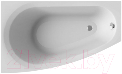 Ванна акриловая Alba Spa Baline Asymmetric 150x90 L