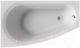 Ванна акриловая Alba Spa Baline Asymmetric 150x90 L (без ножек) - 