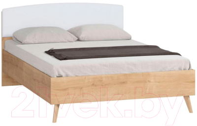Полуторная кровать Woodcraft Нордик 3442 (с ламелями)