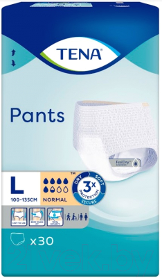 Трусы впитывающие для взрослых Tena Pants Normal Large (30шт)
