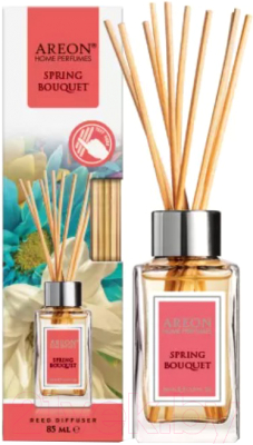 Аромадиффузор Areon Home Perfume Sticks Spring Bouquet / RS6 (85мл)
