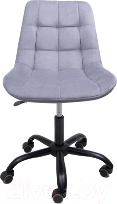 Кресло офисное Алвест AV 245 (серый микровелюр 25/черный металл)