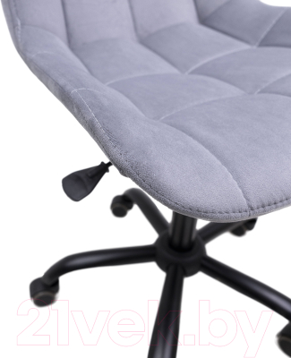 Кресло офисное Алвест AV 245 (серый микровелюр 25/черный металл)