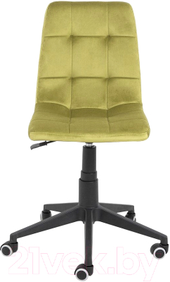 Кресло офисное Алвест AV 246 (оливковый бархат H-25/черный пластик)