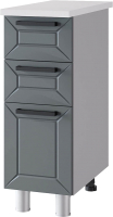 Шкаф-стол кухонный BTS Селина 3Р3 F02 - 
