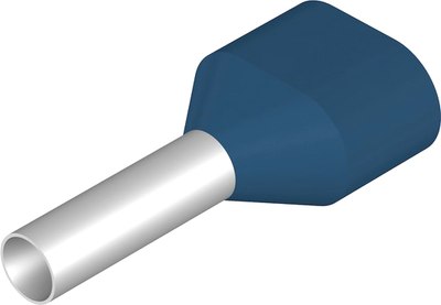 Наконечник-гильза для кабеля Weidmuller H2.5/19D ZH BL / 9037500000 - 