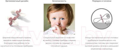 Набор столовых приборов для кормления BabyOno 12+ / 969