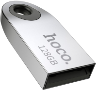 Usb flash накопитель Hoco UD9 USB2.0 128Gb (серебристый) - 