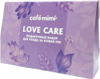 Набор косметики для тела Cafe mimi Love Care Для рук Крем+Крем/Маска+Скраб - 
