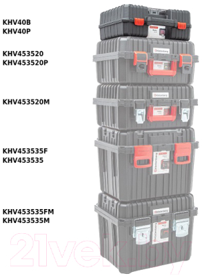 Ящик для инструментов Kistenberg Heavy Tool Case 40 / KHV40B-S411