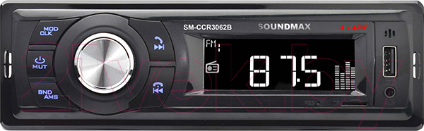 Бездисковая автомагнитола SoundMax SM-CCR3062B
