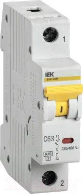 Выключатель автоматический IEK ВА 47-60M 1п 63А C / MVA31-1-063-C
