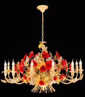 

Люстра Newrgy, Lighting Veneto Luce 0862/12 Coffee Gold