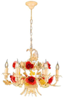 

Люстра Newrgy, Lighting Veneto Luce 0862/6 Coffee Gold