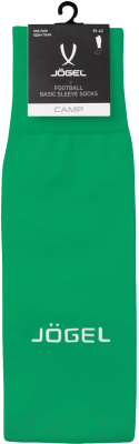 Гетры футбольные Jogel Camp Basic Sleeve Socks / JC1GA0227.73 (р-р 35-38, зеленый/белый)