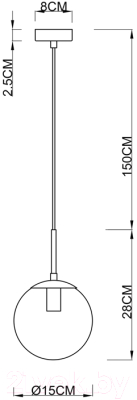 Потолочный светильник Arte Lamp Volare A1915SP-1CC