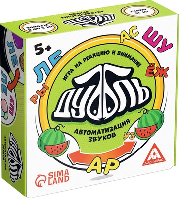 

Развивающая игра, Дуббль Автоматизация звуков / 5185635