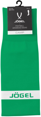 Гетры футбольные Jogel Camp Advanced Socks / JC1GA0324.73 (р-р 28-31, зеленый/белый)