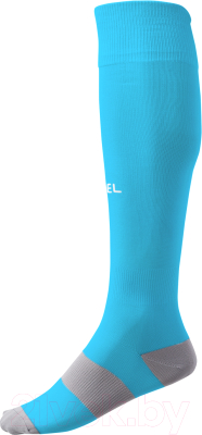 Гетры футбольные Jogel Camp Basic Socks / JC1GA0123.S2 (р-р 28-31, бирюзовый/серый)