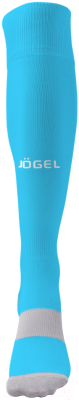 Гетры футбольные Jogel Camp Basic Socks / JC1GA0123.S2 (р-р 28-31, бирюзовый/серый)