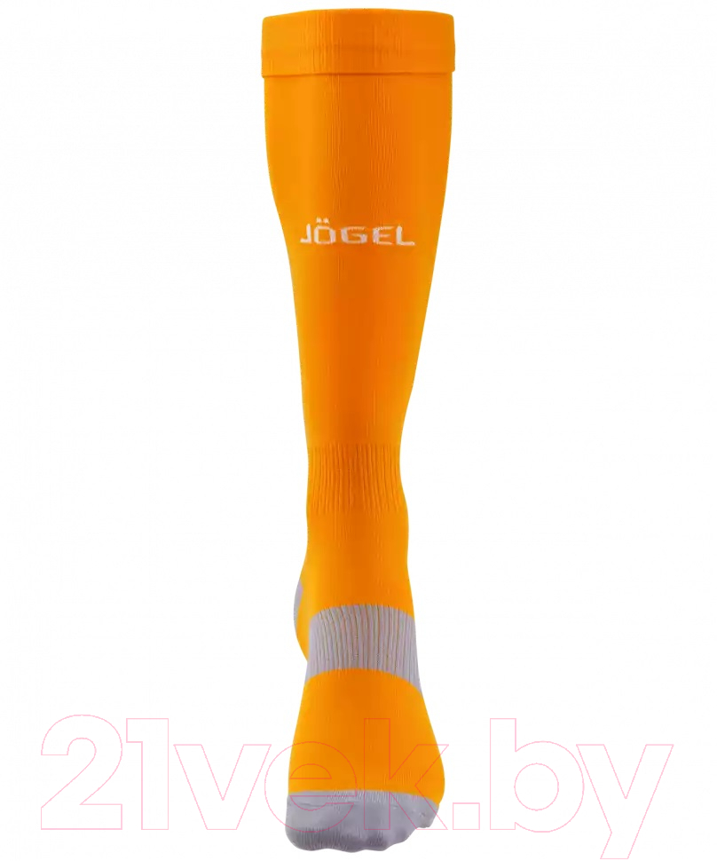 Гетры футбольные Jogel Camp Basic Socks / JC1GA0126.D2 (оранжевый/серый/белый, р-р 39-42) — фото 2