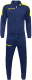 Спортивный костюм Givova Tuta Revolution / TR033 (XS, темно-синий/желтый) - 