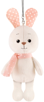 Брелок Maxitoys Luxury Кролик с цветными ушками / MT-MRT02221-1-13 (белый) - 
