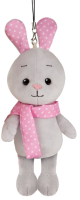 Брелок Maxitoys Luxury Кролик с цветными ушками / MT-MRT02221-3-13 (серый) - 