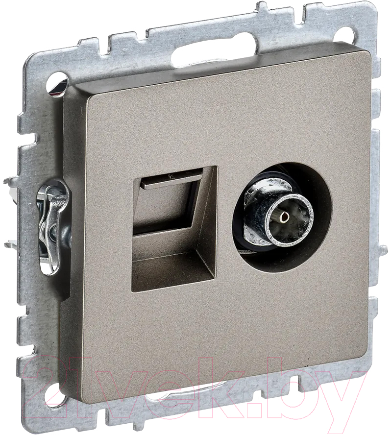Розетка IEK BR-AK20-1-K37 (шампань)