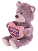 Мягкая игрушка Ronny & Molly Мишка Ронни с сердечком / RM-R012-21 - 