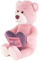 Мягкая игрушка Ronny & Molly Мишка Молли с сердечком / RM-M013-21 - 
