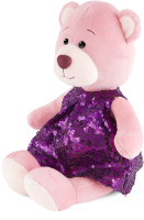 Мягкая игрушка Ronny & Molly Мишка Молли в платье с пайетками / RM-M008-21 - 