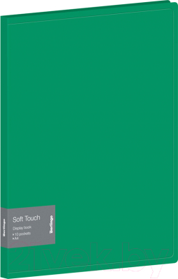 Папка для бумаг Berlingo Soft Touch / DB4_10983 (зеленый)