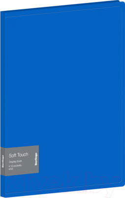 Папка для бумаг Berlingo Soft Touch / DB4_10981 (синий)