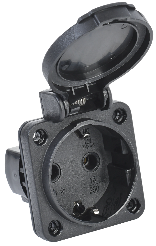 Розетка силовая IEK Magnum PSN71-016-3-2-54-K02