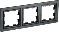 Рамка для выключателя IEK Brite BR-M32-K02 (черный) - 